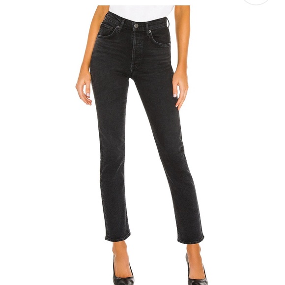 Agolde Denim - Agolde Riley High Rise Straight Crop 25